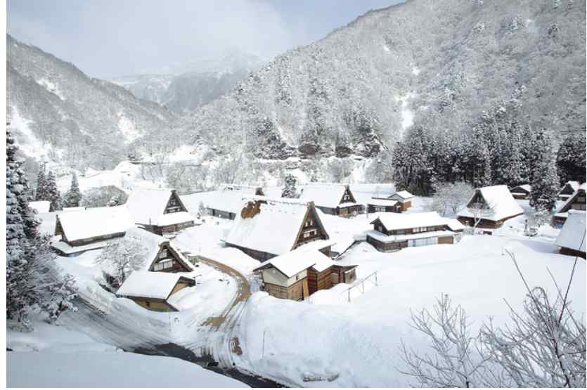 World Heritage Site Suganuma Gassho Style Village